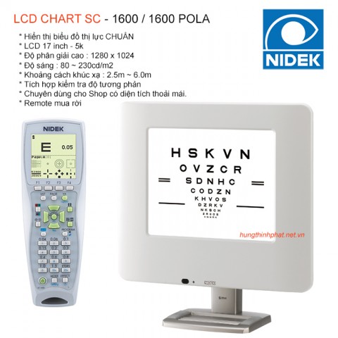 Nidek System Chart SC-1600